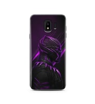 Black Panter Tasarım Süper Şeffaf Silikon Telefon Kılıfı Samsung J4 (2018)