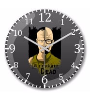 Breaking Dead  Duvar Saati Bombeli Gercek Cam