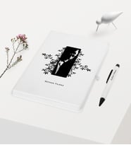 BK Gift Kişiye Özel Atatürk Temalı Beyaz Defter Kalem Hediye Seti - 8