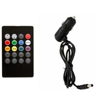 FEMEX 9 Ledli Araç İçi Ayak Altı RGB Led Kumandalı Müzik Sesine Duyarlı Yüksek Parlaklık