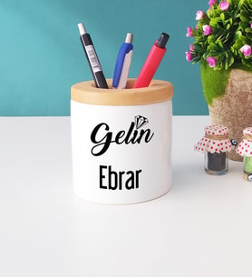 Gelin Tasarımlı Kişiye Özel Gelin Kalemlik