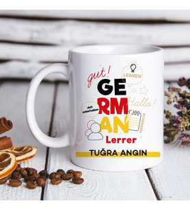 Almanca Öğretmeni Kupa Bardak
