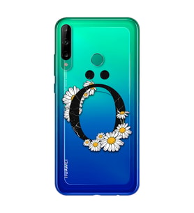Papatya Harf Tasarım Süper Şeffaf Silikon Telefon Kılıfı Huawei P40 Lite E Ö-Har