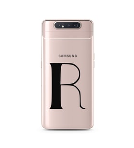 Samsung A80 Harf Tasarımlı Telefon Kılıfı R-Harfi 