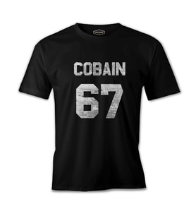 Kurt Cobain - 67 Siyah Erkek Tshirt