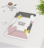 BK Gift Kişiye Özel Sevgililer Günü Beyaz Defter-138