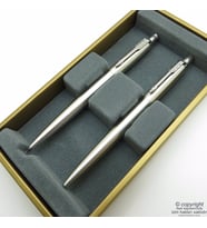 Parker Jotter SS CT Tükenmez Kalem + 0.5 Versatil Kalem Set  Parker Kalem  İsme Özel Kalem  Hediyelik Kalem
