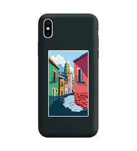 Siyah Lansman Telefon Kılıfı Iphone X