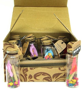 Dilek Şişesi Çiçekli 12li Paket