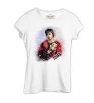 La Casa de Papel - Tokio Mask Beyaz Kadın Tshirt
