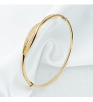 Favori Gold Sıra Taşlı 14 Ayar Altın Bilezik
