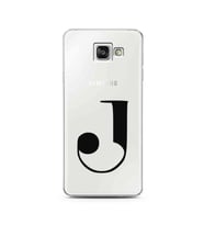 Samsung A3 (2016) Harf Tasarımlı Telefon Kılıfı J-Harfi 