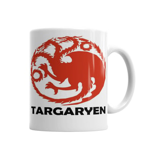 Targaryen Kupa Bardak Porselen