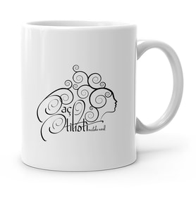 BK Gift Kişiye Özel Mesleki Saç Stilisti Beyaz Kupa Bardak  1