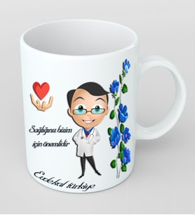 Doktorlar için Kupa Bardak Kişiye Özel Hediye MD5