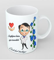 Doktorlar için Kupa Bardak Kişiye Özel Hediye MD5