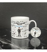 Din Kültürü ve Ahlak Bilgisi Öğretmeni Kupa Bardak ve Anahtarlık Set 002