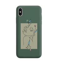 Koyu Yeşil Lansman Telefon Kılıfı Iphone XS