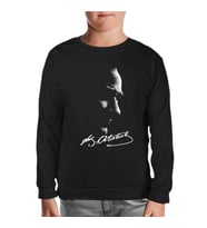 Atatürk - Atatürk İmza Siyah Çocuk Sweatshirt