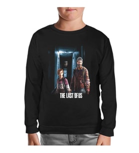 The Last of Us Siyah Çocuk Sweatshirt