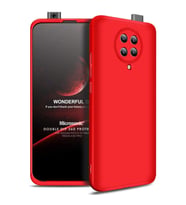 Microsonic Xiaomi Redmi K30 Pro Kılıf Double Dip 360 Protective Kırmızı