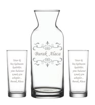 Kişiye Özel Rakı Karaf Seti Model 21-3