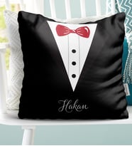 BK Gift Kişiye Özel Damat  Kırlent Yastık