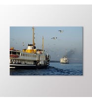 Arty Tablo Vapurlar Tablo (Karışık)