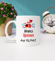Mesajlı Almanca Öğretmeni Kupa Bardak
