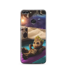 Baby Groot Tasarım Süper Şeffaf Silikon Telefon Kılıfı Huawei PSmart (2018)