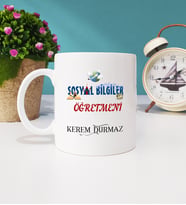 Sosyal Bilgiler Öğretmeni Kupa Bardak