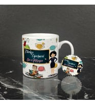 Türkçe Öğretmeni Kupa Bardak ve Anahtarlık Set 006