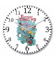 Fantasy Time VII Duvar Saati Bombeli Gercek Cam