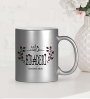 BK Gift Kişiye Özel Yılın En İyi Biraderi Gümüş Yaldızlı Kupa Bardak