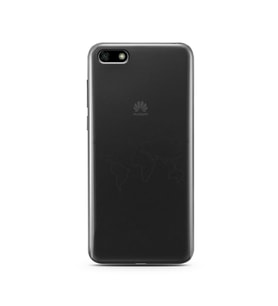 Çizgi Harita Tasarımlı Süper Şeffaf Silikon Telefon Kılıfı Huawei Y5 2018