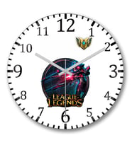 Caitlyn Lol League Of Legends Duvar Saati Bombeli Gercek Cam