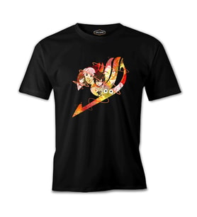 Fairy Tail Siyah Erkek Tshirt