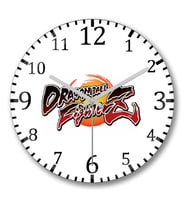 Dragon Ball Fighter Duvar Saati Bombeli Gercek Cam