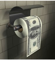 Dolar Desenli Tuvalet Kağıdı