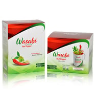Wasabi Kırmızı Acı Biber Form Çayı ve Çorbası - Red Pepper Etkili Seti