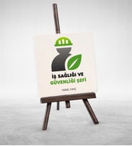 BK Gift Kişiye Özel Mesleki İş Sağlığı Ve Güvenliği Şefi Şovaleli Doğal Taş  2