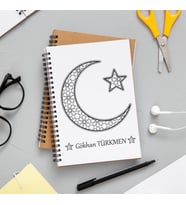 Ay Yıldız Defteri Kişiye Özel