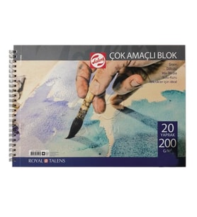 Talens Çok Amaçlı Blok Spiralli 200g A3 20 Yaprak