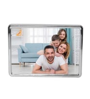 13x18cm. Gümüş Renk Bördürlü Kendin Tasarla Cep Fotoğraf Albümü