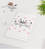 BK Gift Kişiye Özel Sevgililer Günü Beyaz Defter-26