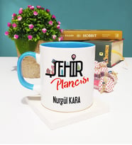 Şehir Plancısı Kupa Bardak Mavi