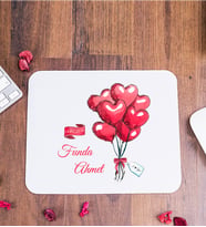 Sevgililere Özel Balon Tasarım Mouse Pad