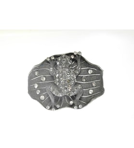 Hdmarketim Otantik Swarovski Taşlı Kurbağa Kelepçe Metal Bileklik 5500