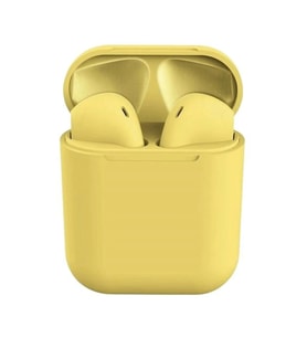 Airpods i12 TWS Sarı iPhone Android Universal Bluetooth Kulaklık HD Ses Kalitesi