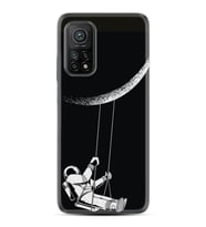 Kılıfland Xiaomi Mi 10T Pro Kılıf Silikon Resimli Kapak Moon Astronaut Stok 519